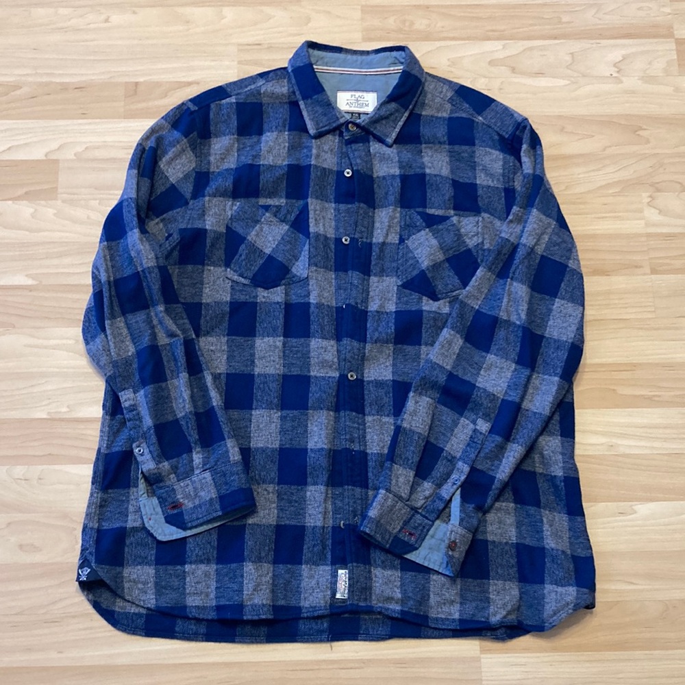 Flag and anthem flannel